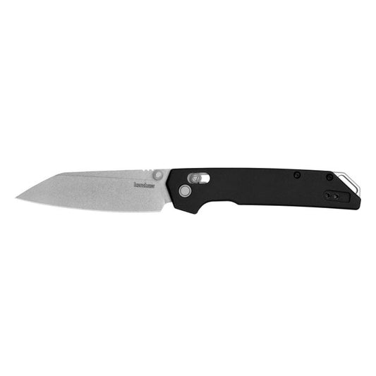 Kershaw Knives Knives Kershaw Knives Kershaw Iridium Reverse Tanto Folding Knife 3-2/5" Reverse Tanto Blade Black