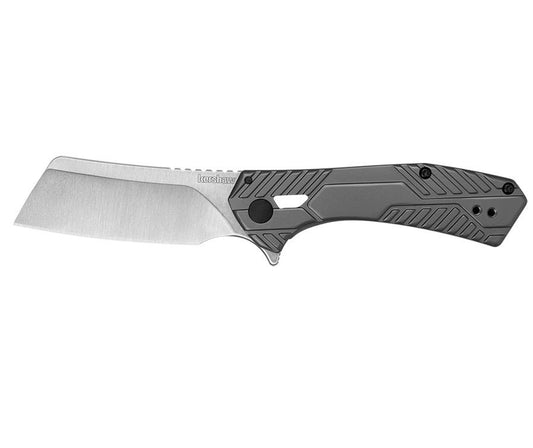 Kershaw Knives Knives &amp; Edged Tools|Knives Kershaw Knives Kershaw Static Knife with Flipper Open / Stainless Steel Handle - 2-4/5" Blade