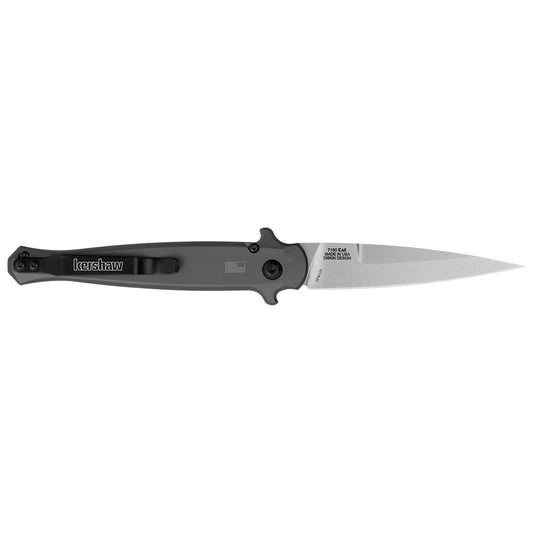 Kershaw Knives Knives &amp; Edged Tools|Knives Kershaw Knives Kershaw Launch 8 Automatic Knife 3-1/5" Spear Point Blade Black