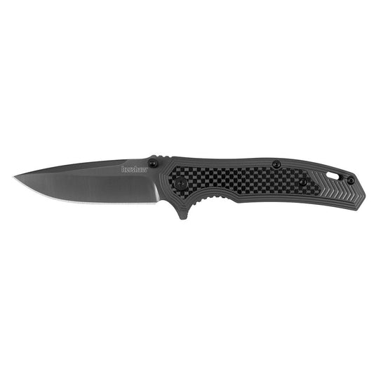 Kershaw Knives Knives Kershaw Knives Kershaw Fringe A/O Frame Lock Knife 3" Drop Point Blade Grey