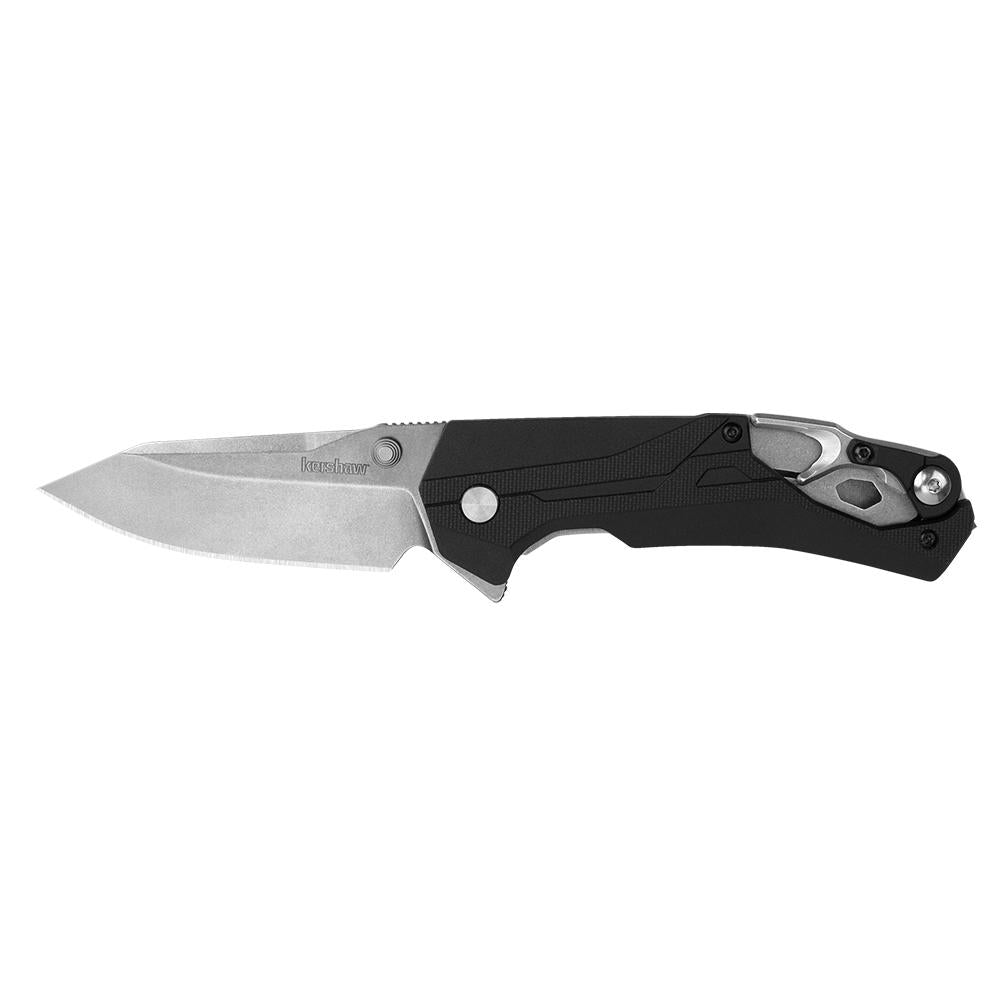 Kershaw Knives Knives &amp; Edged Tools|Knives Kershaw Knives Kershaw Drivetrain Assisted Folding Knife 3-2/5" Drop Point Blade Black