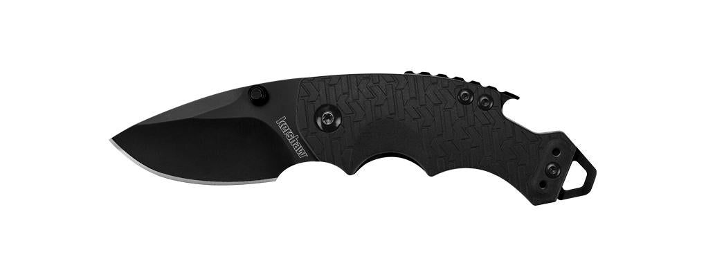 Kershaw Knives Knives &amp; Edged Tools|Knives Kershaw Knives Kershaw Shuffle Folding Steel Knife 2-1/4" Blade All Black