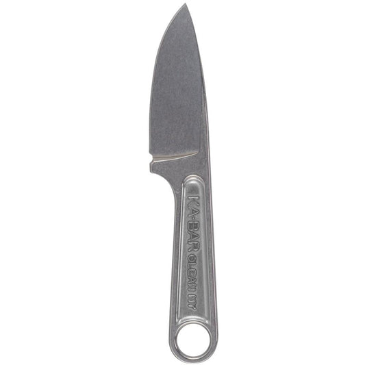 Ka-Bar Knives Knives &amp; Edged Tools Ka-Bar Knives  Ka-Bar Forged Wrench Fixed Knife 3" Drop Point Blade Silver