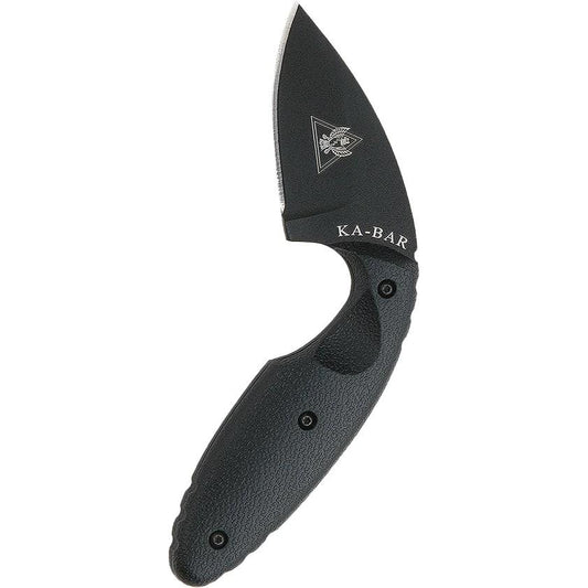 Ka-Bar Knives Knives Ka-Bar Knives  Ka-Bar Original TDI Fixed Knife 2-3/10" Drop Point Blade Black with Sheath