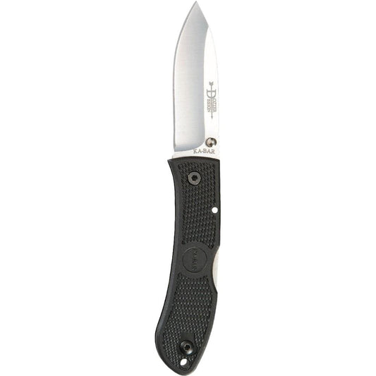 Ka-Bar Knives Knives Ka-Bar Knives  Ka-Bar Dozier Hunter Folding Knife 3" Drop Point Blade Black