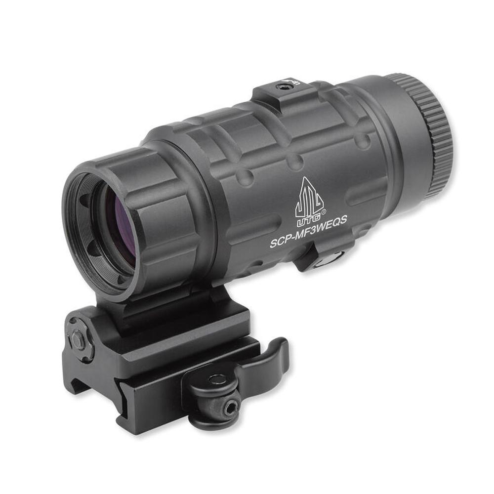 Leapers Magnifier Leapers  Leapers UTG 3X Magnifier with Flip-to-side QD Mount With E Adjustable