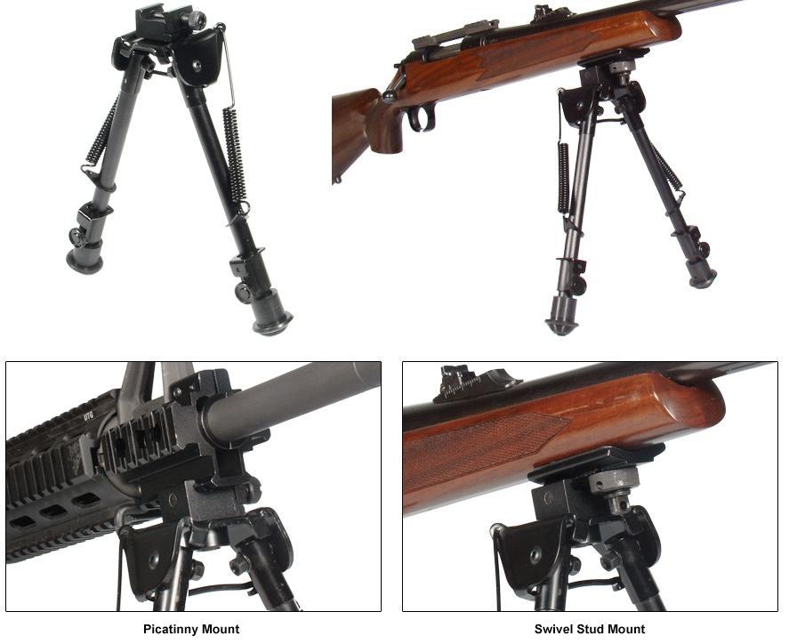 Leapers Bipods Leapers  Leapers Tactical Op Bipod Tactical/Sniper Profile Adjustable Height - 8-12.5"