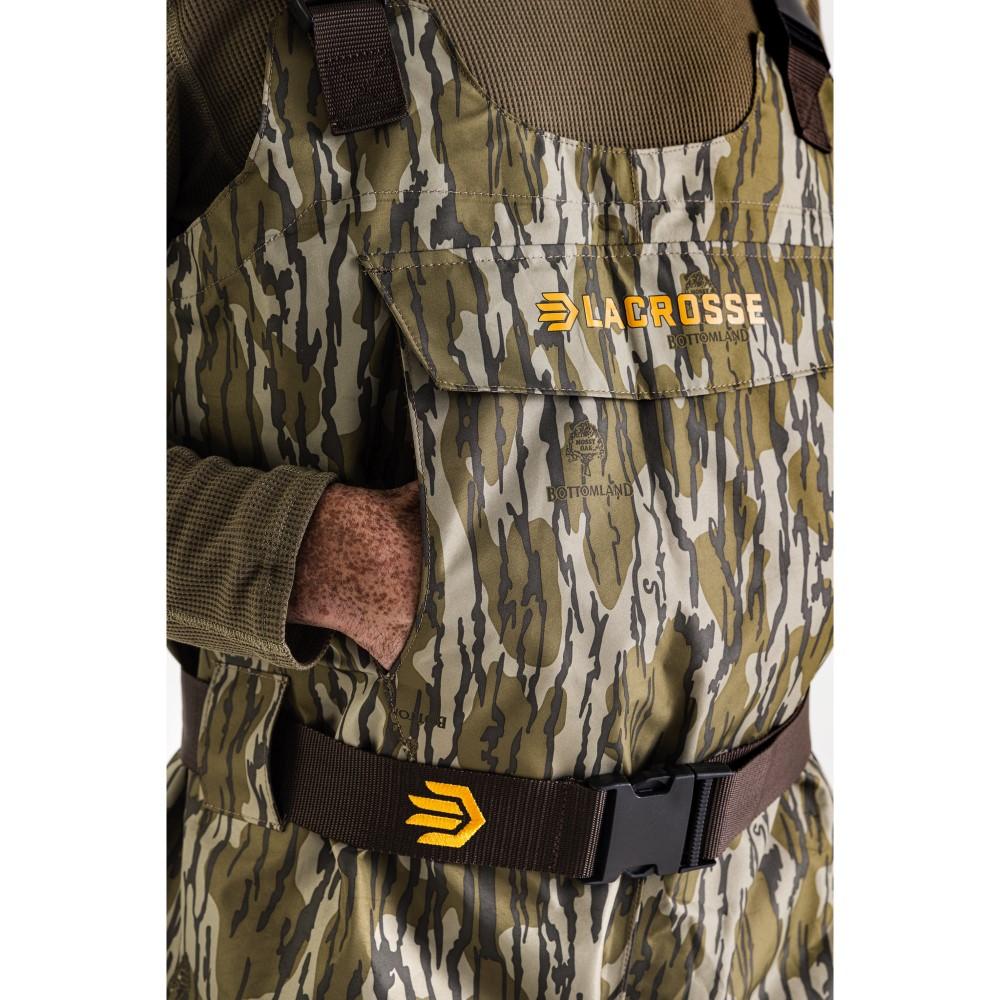Lacrosse Footwear Waders &amp; Wading Boots Lacrosse Footwear  Lacrosse Wetlands II Insulated Waders Mossy Oak Original Bottomland 1600G Size 10