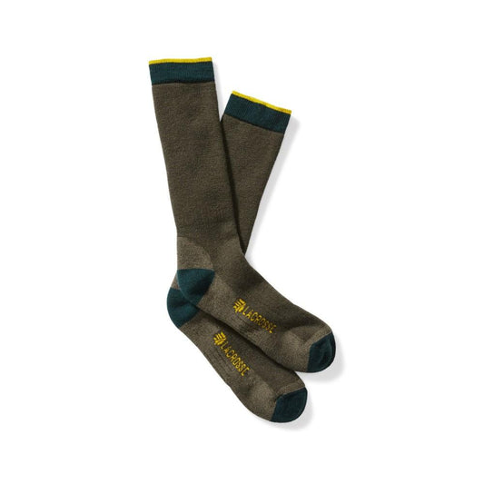 Lacrosse Footwear Socks|Socks|Clothing &amp; Footwear Lacrosse Footwear  LaCrosse Men's Merino Midweight Sock Crew OD Green M
