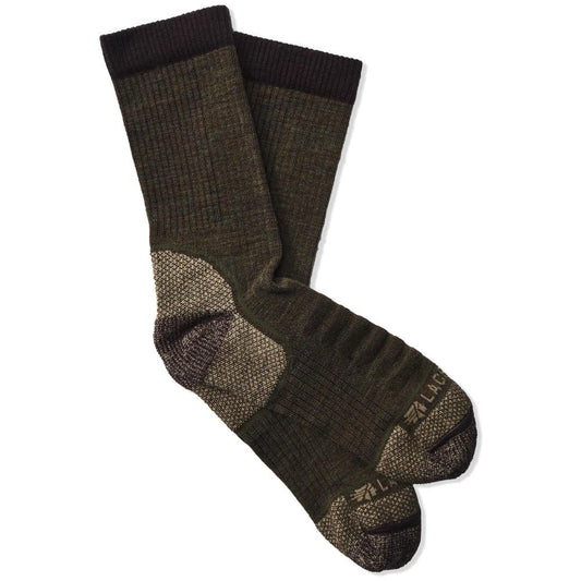 Lacrosse Footwear Socks|Socks|Clothing &amp; Footwear Lacrosse Footwear  LaCrosse Lightweight Copper Socks Crew Olive XL