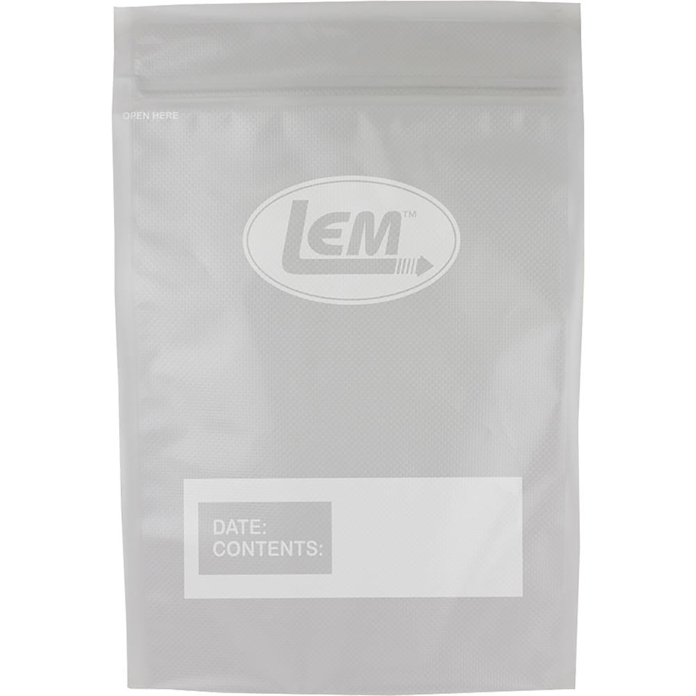 LEM Products Vacuum Sealers LEM Products LEM Products MaxVac Zipper Top Vacuum Bags Quart Size 8"x12" - 44/ct