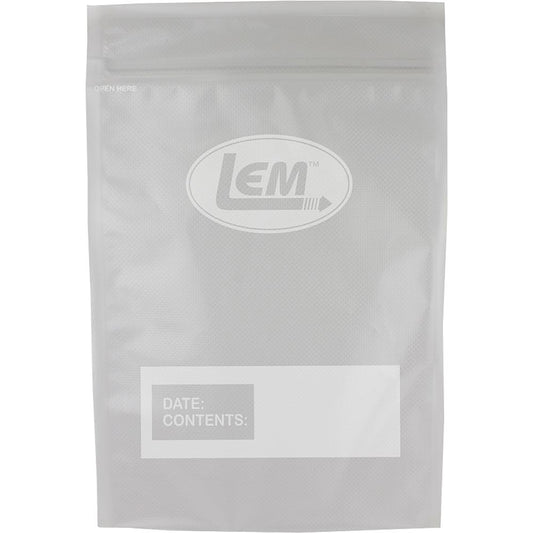 LEM Products Vacuum Sealers LEM Products LEM Products MaxVac Zipper Top Vacuum Bags Quart Size 8"x12" - 44/ct