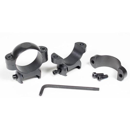 Leupold Scope Rings Leupold  Leupold 2-Piece LRW Cross-Slot Steel Scope Rings 1" High Matte