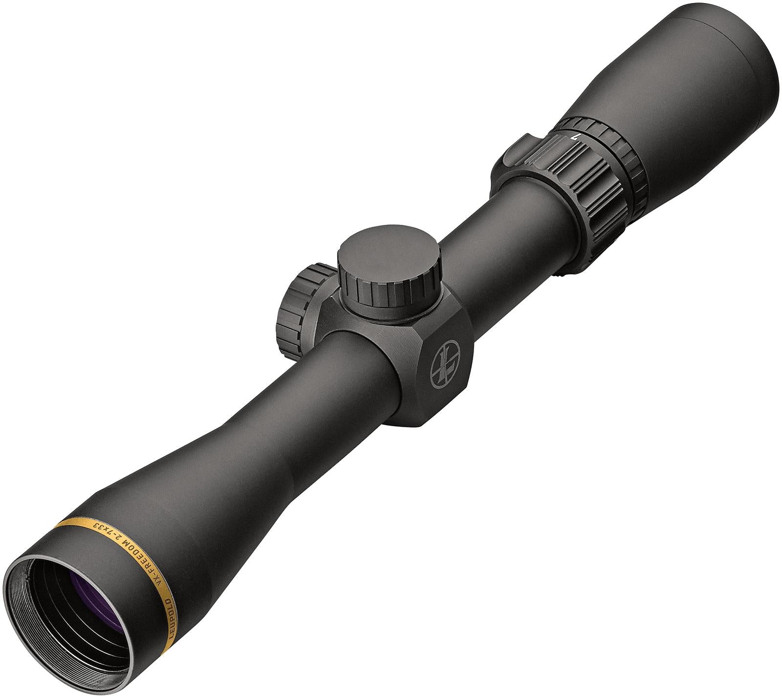 Leupold Rimfire Scopes Leupold  Leupold VX-Freedom Rimfire Rifle Scope - 2-7x33mm 1" Rimfire MOA Reticle Black Matte