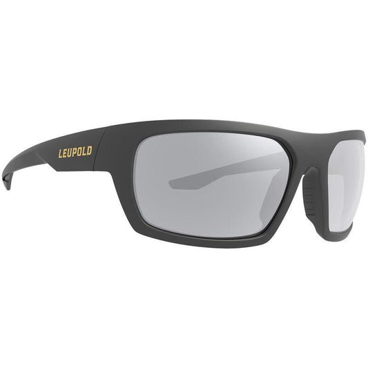 Leupold Shooting Glasses Leupold  Leupold Packout Shooting Glasses Matte Black with Shadow Grey Flash