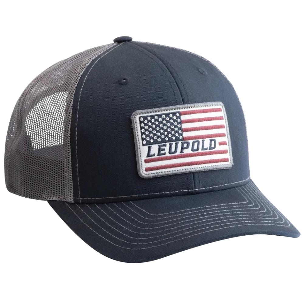 Leupold Hats Leupold  Leupold Flag Trucker Hat Navy/Gray