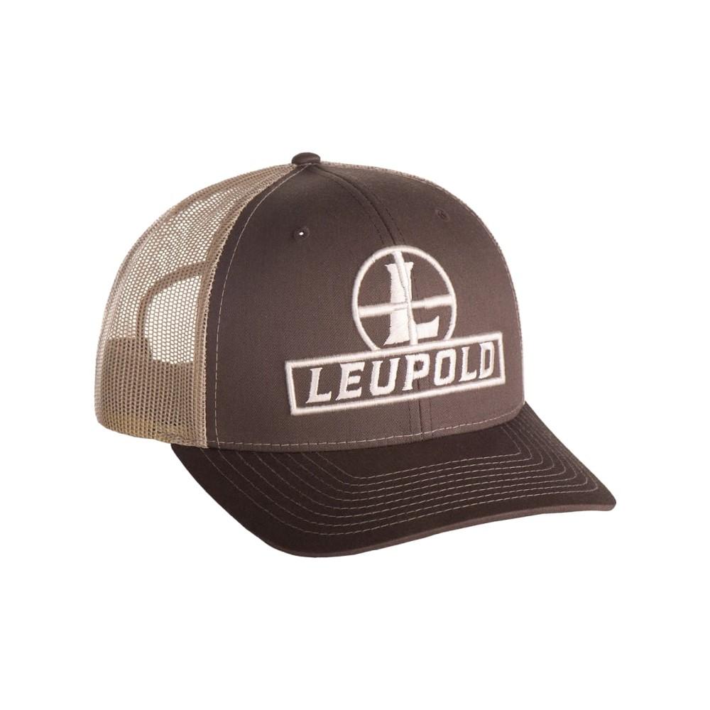 Leupold Hats Leupold  Leupold Reticle Trucker Hat Brown/Khaki