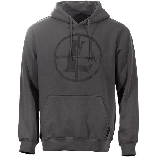 Leupold Hoodies &amp; Sweatshirts Leupold  Leupold Distressed Reticle Hoodie Gunmetal 2XL