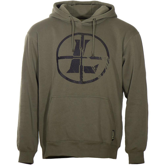 Leupold Hoodies &amp; Sweatshirts Leupold  Leupold Distressed Reticle Hoodie Ash Green L