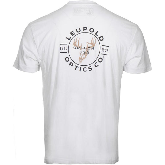 Leupold Short Sleeve Shirts Leupold  Leupold Buck Country Short Sleeve Shirt White XL