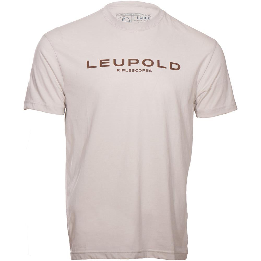 Leupold Short Sleeve Shirts Leupold  Leupold Riflescopes Short Sleeve Shirt Sand 2XL