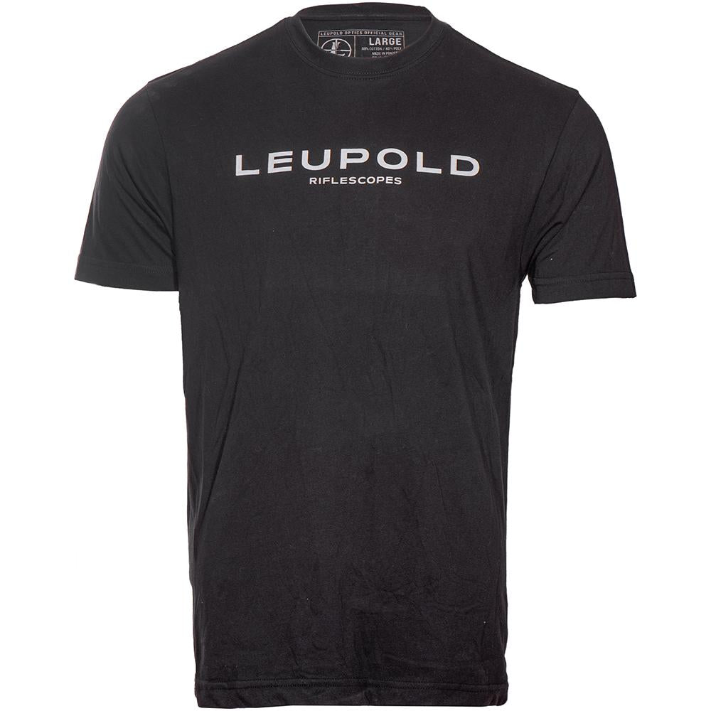 Leupold Short Sleeve Shirts Leupold  Leupold Riflescopes Short Sleeve Shirt Black M