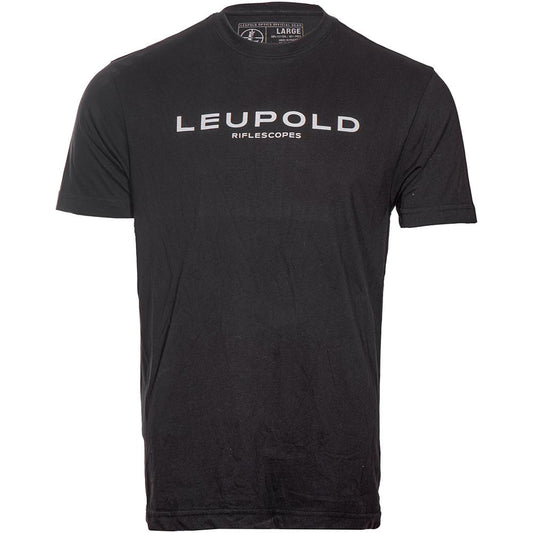 Leupold Short Sleeve Shirts Leupold  Leupold Riflescopes Short Sleeve Shirt Black M