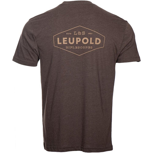 Leupold Short Sleeve Shirts Leupold  Leupold L&S Heritage Short Sleeve Tee Espresso XL