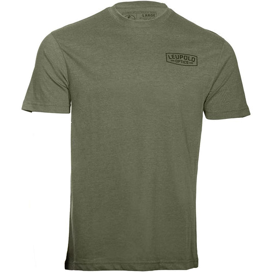 Leupold Short Sleeve Shirts Leupold  Leupold Badge Short Sleeve Shirt Light Olive 2XL