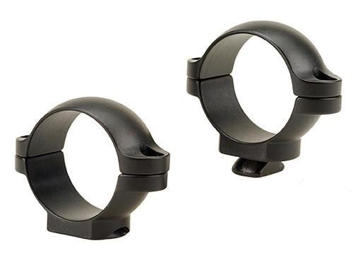 Leupold Scope Rings Leupold  Leupold 2-Piece STD Windage Adjustable Steel Rings 1" Low Matte
