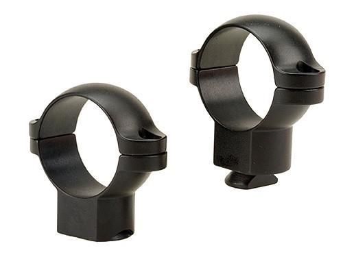 Leupold Scope Rings Leupold  Leupold 2-Piece STD Windage Adjustable Steel Rings 1" High Matte