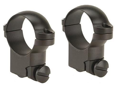 Leupold Scope Rings Leupold  Leupold 2-Piece Solid Steel Ringmounts - Ruger M77 1" High Matte Black