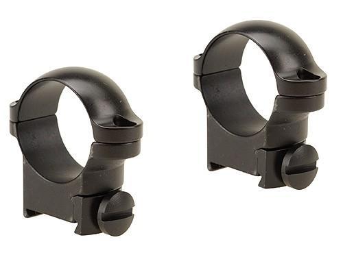 Leupold Scope Rings Leupold  Leupold 2-Piece Solid Steel Ringmounts - Sako 1" Medium Matte Black