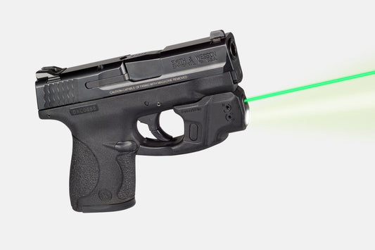 Laser Max Laser Sights Laser Max  LaserMax Centerfire Laser With GripSense - Green S&W Shield 9mm 40 cal