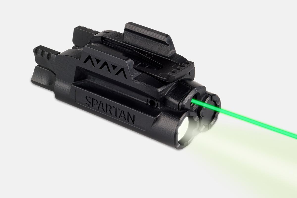 Laser Max Laser Sights Laser Max  LaserMax Spartan Adjustable Fit Laser/Light Combo - Green