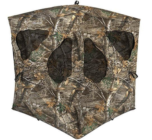 Ameristep/Evolved Ingenuity Ground Blinds|Hunting Ameristep/Evolved Ingenuity Ameristep Silent Brickhouse Blind - Mossy Oak Break-Up Country