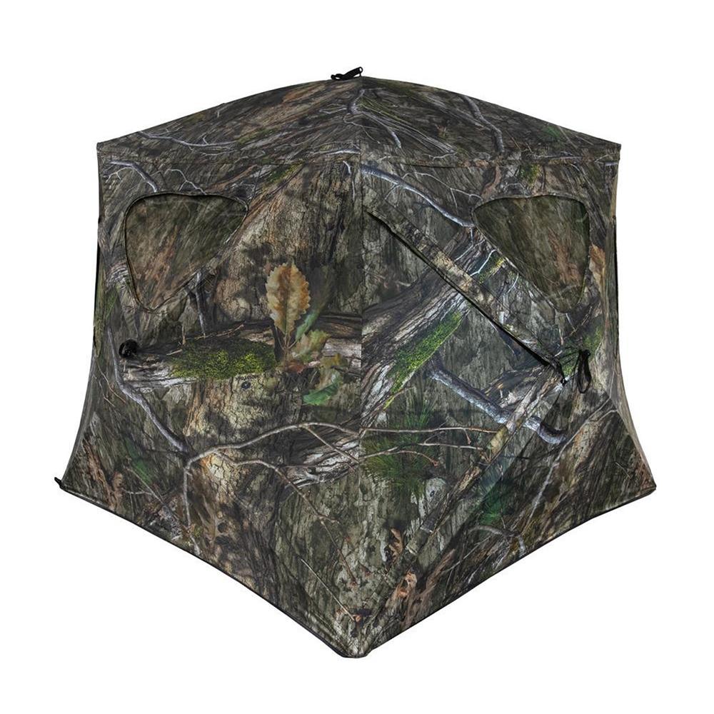 Ameristep/Evolved Ingenuity Ground Blinds Ameristep/Evolved Ingenuity Ameristep Silent Brickhouse Wide Bottom Fire Retardant Ground Blind Mossy Oak Country DNA XL