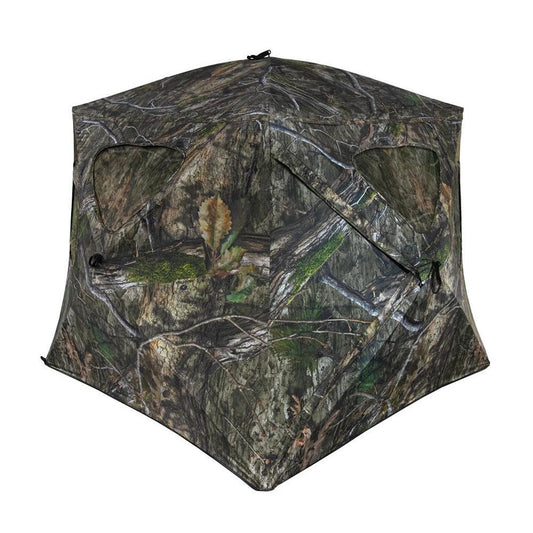 Ameristep/Evolved Ingenuity Ground Blinds Ameristep/Evolved Ingenuity Ameristep Silent Brickhouse Wide Bottom Fire Retardant Ground Blind Mossy Oak Country DNA XL
