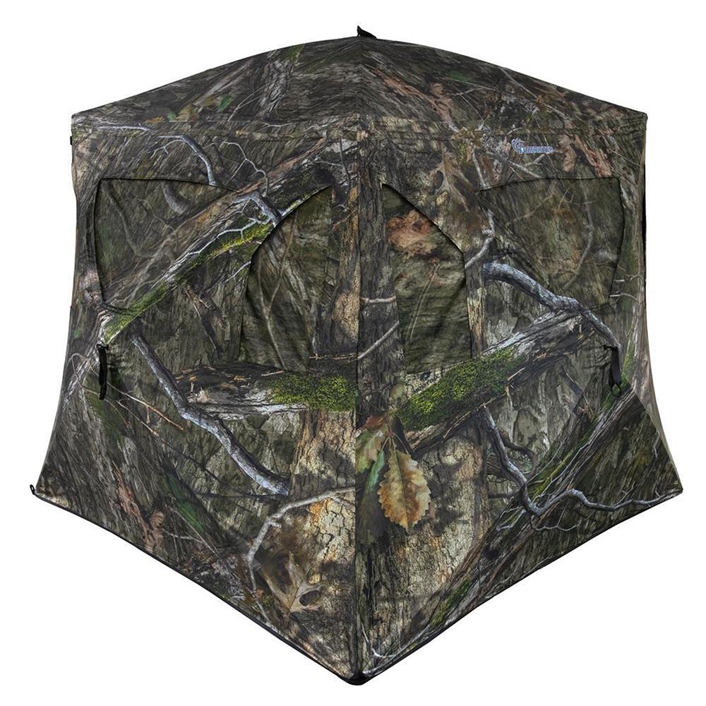 Ameristep/Evolved Ingenuity Ground Blinds Ameristep/Evolved Ingenuity Ameristep Brickhouse Wide Bottom Ground Blind Mossy Oak Country DNA XL