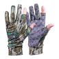 Moultrie Gloves Moultrie Knight & Hale Run N' Gun Gloves One Size Mossy Oak Greenleaf