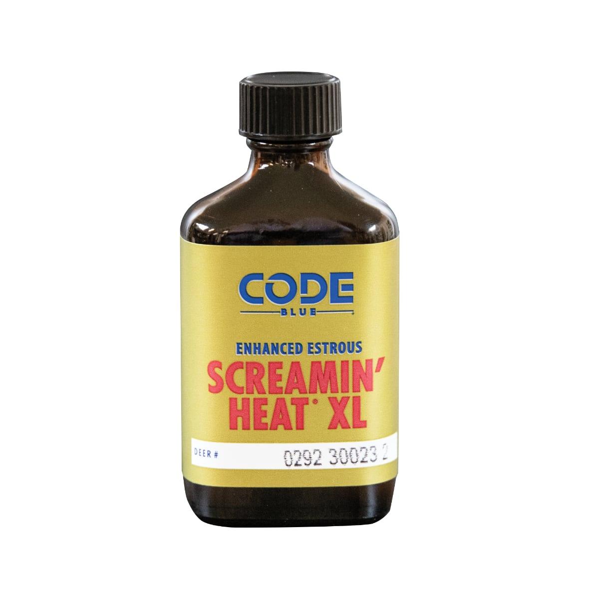 Moultrie Scent Attractants|Hunting Moultrie Code Blue Screamin' Heat XL 2 oz