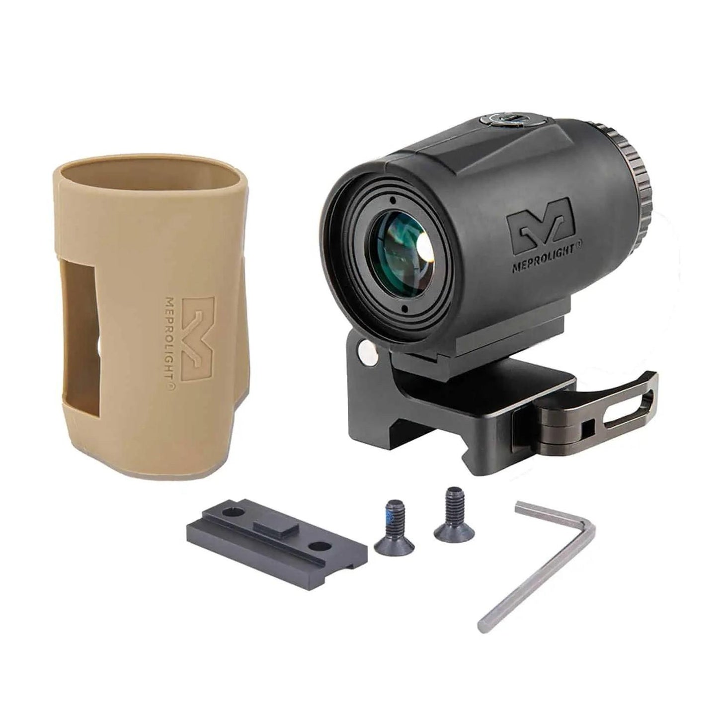 Meprolight Sights Magnifier Meprolight Sights Mepro MMX3 3x Micro Magnifier w Integrated Side Flip Adaptor