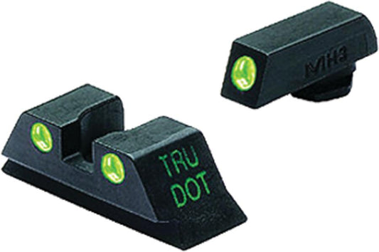 Meprolight Sights Night Sights Meprolight Sights Meprolight Self Illuminated Tru-Dot Fixed Snag Free Night Sight For Glock Model 42/43