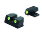 Meprolight Sights Night Sights Meprolight Sights Meprolight Fixed Night Sight Springfield XD 9mm/40 S&W for 4-5" Barrels Green Front & Green Rear