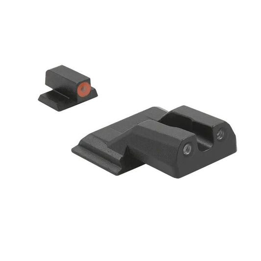 Meprolight Sights Optics|Night Sights Meprolight Sights Meprolight Hyper-Bright Handgun Night Sight Orange Ring Front Green Rear for S&W M&P Shield