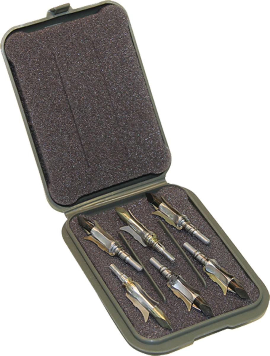 MTM Broadheads Field &amp; Specialty Points MTM Mechanical Broadhead Case Army Green