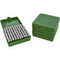 MTM Ammo Boxes MTM P-100-45 Flip-Top Ammo Box 40 10mm 45 ACP 100 Rounds Green