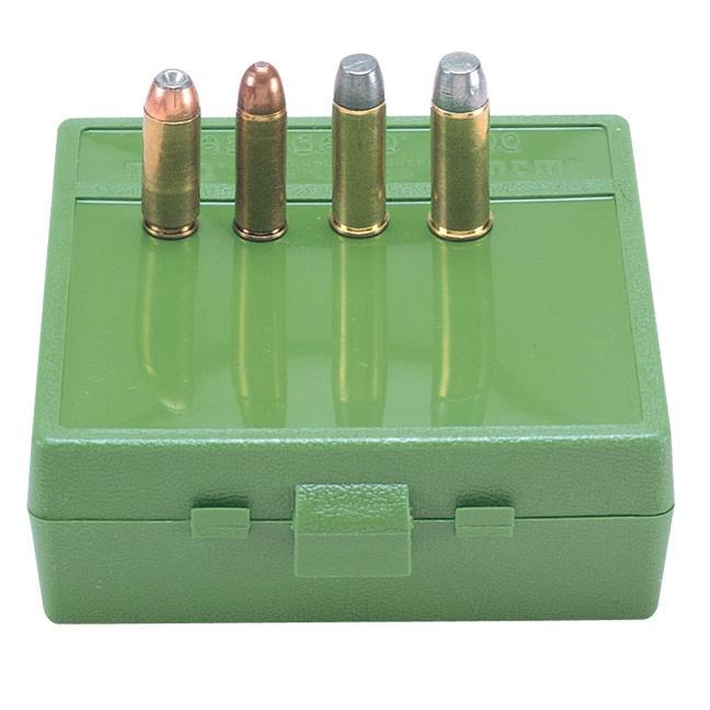 MTM Shooting|Ammo Boxes MTM P-64 Series Handgun Ammo Box for 50 AE 480 Ruger Green