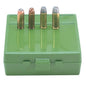MTM Shooting|Ammo Boxes MTM P-64 Series Handgun Ammo Box for 50 AE 480 Ruger Green