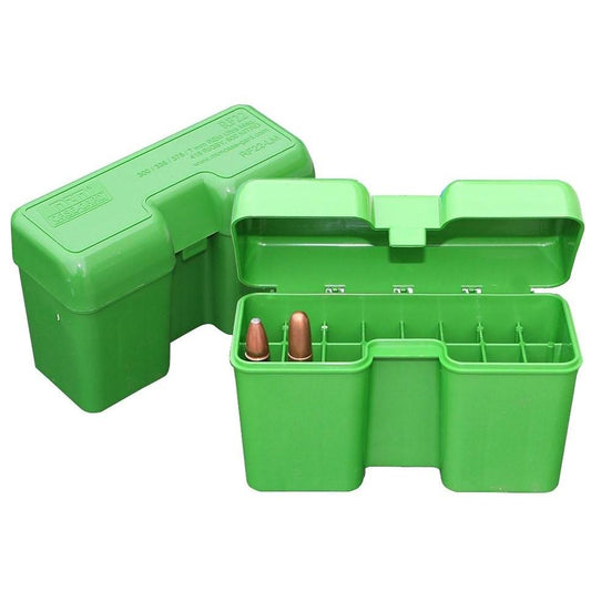 MTM Ammo Boxes MTM Case-Guard RF-22 Series Flip Top Rifle Ammo Box Green